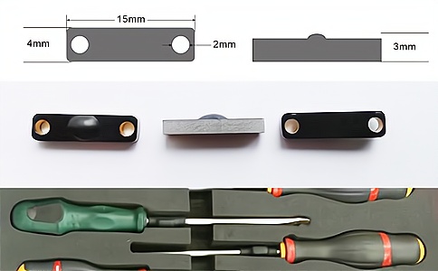 RFID超高頻工具管理抗金屬標簽UT8157